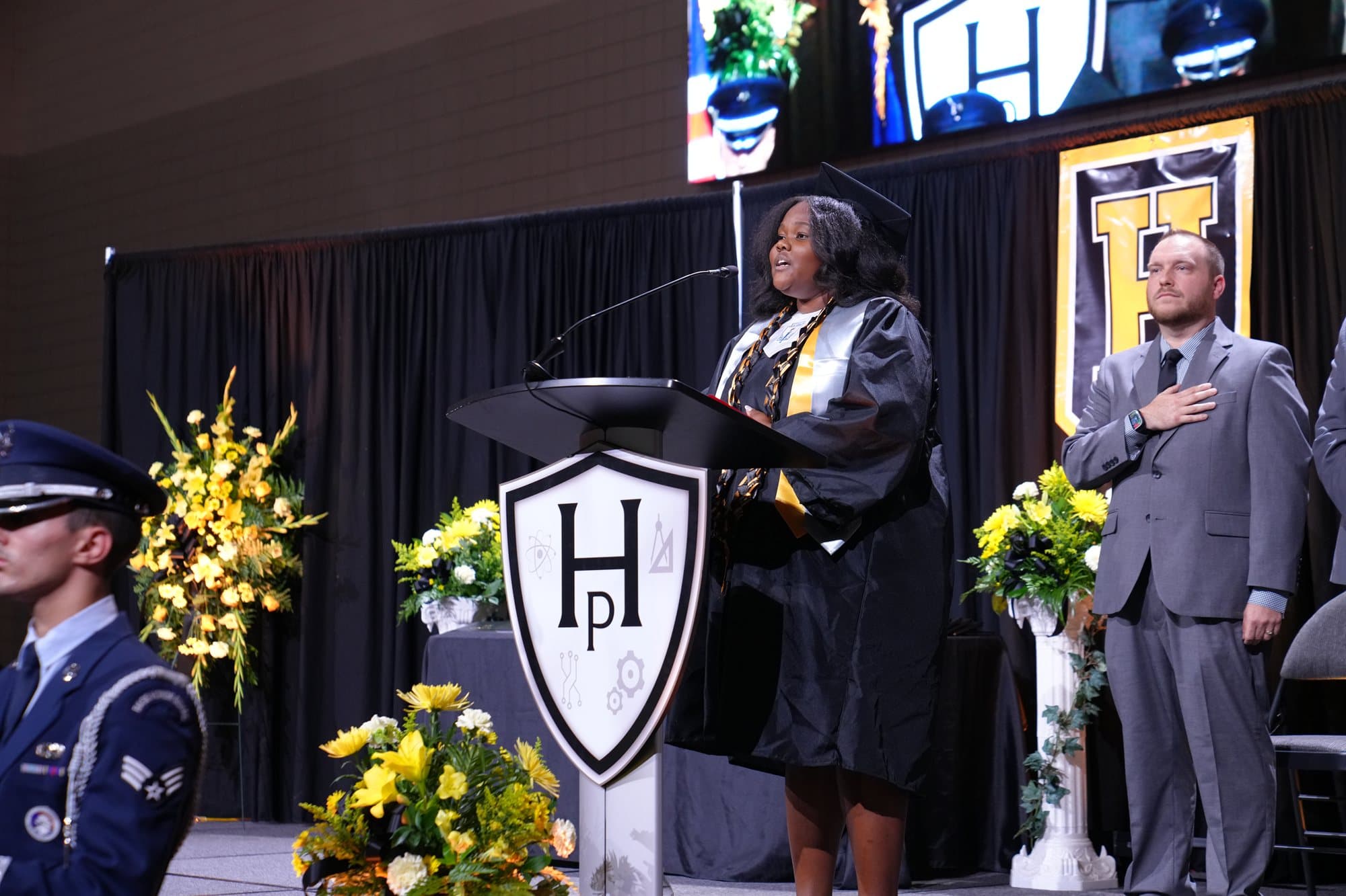 A Highland Prep commencement ceremony