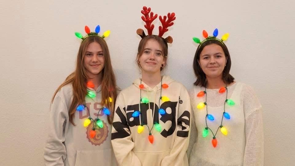 Highland Prep students dressed up for the holidays