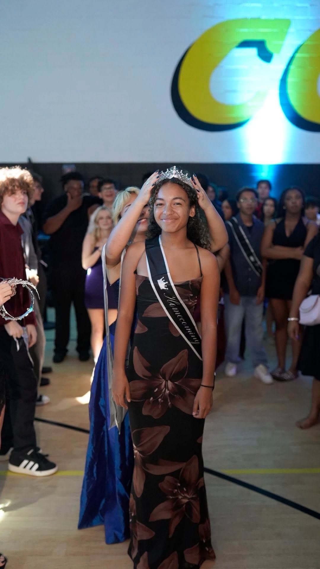 A Highland Prep student crowned at homecoming