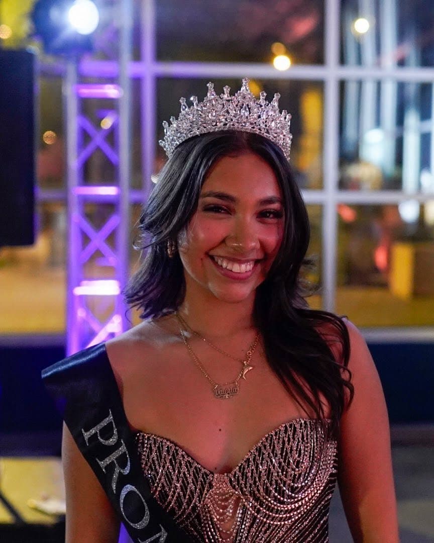A Highland Prep student crowned at prom