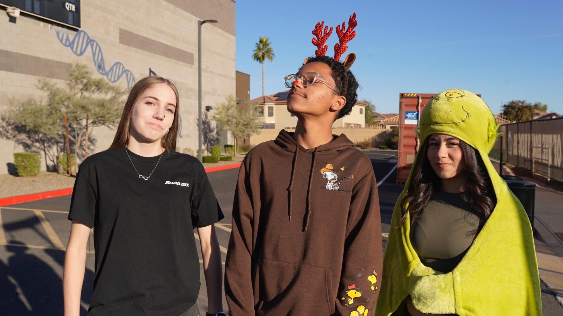 Highland Prep students dressed up for a spirit day