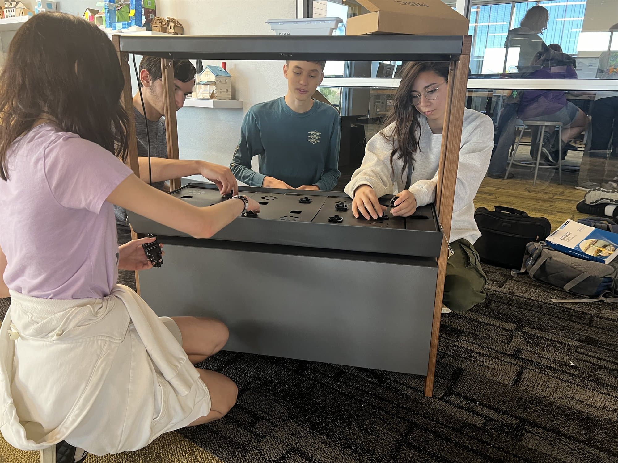 Highland Prep students at a club activity