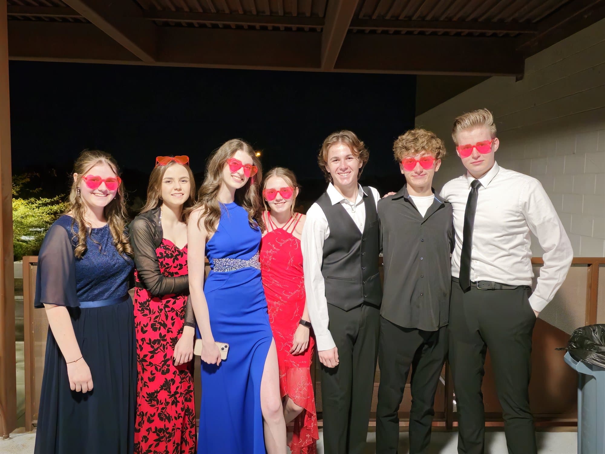 Highland Prep students at prom