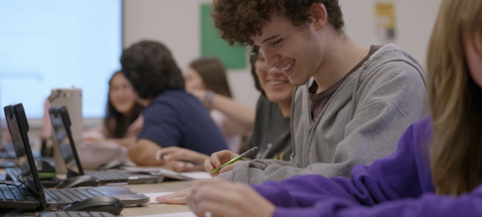Highland Prep students in class